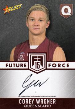 2015 Select Future Force - Red Signatures #FFRS7 Corey Wagner Front